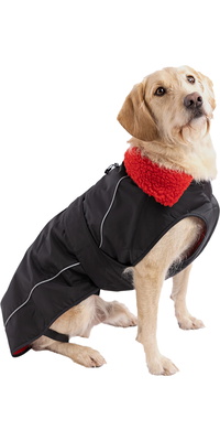 2026 Dryrobe Dog Coat V3DRDC - Black / Red